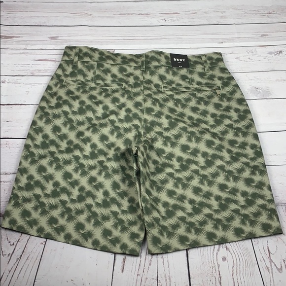 DKNY NWT olive green dress shorts M 31 - Picture 5 of 11